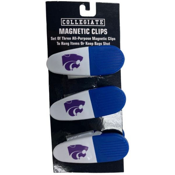 KState Wildcats Clips - 3Pack Magnetic Heavyweight Clips - 6 Packs For $18.00 - Kansas State