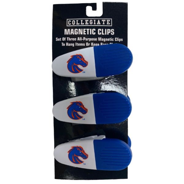Boise State Clips - 3Pack Magnetic Heavyweight Clips - 6 Packs For $18.00 - Boise State