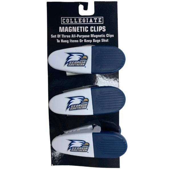 Georgia Southern Clips - 3Pack Magnetic Heavyweight Clips - 6 Packs For $18.00 - Georgia