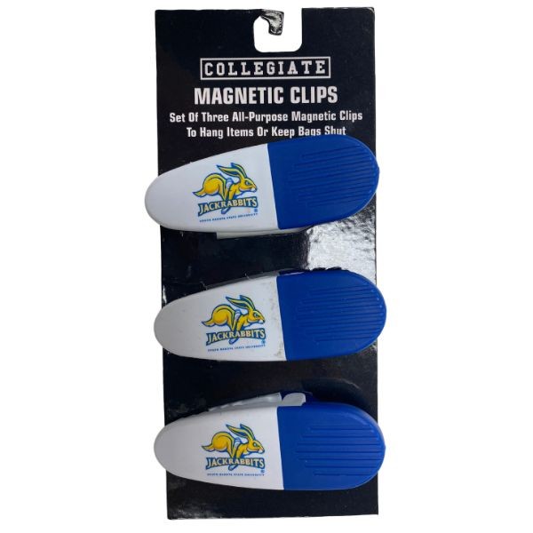South Dakota State Jackrabbits Clips - 3Pack Magnetic Heavyweight Clips - 6 Packs For $18.00 - South Dakota State Jack Rabbits