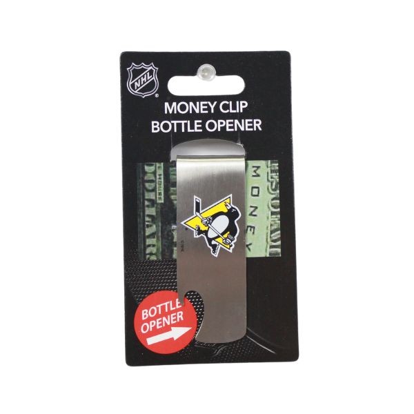 Pittsburgh Penguins Money Clip - Bottle Opener Combo - 6 For $21.00 - Pittsburgh Penguins