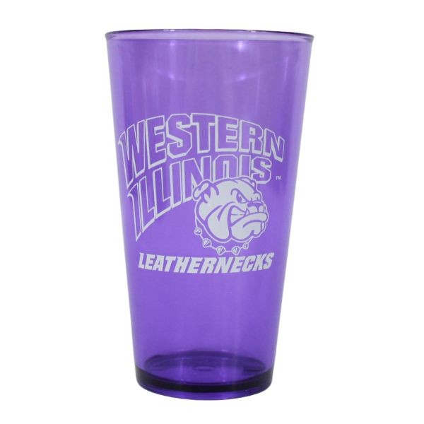 Western Illinois Leathernecks - Purple 16OZ Acrylic  Team Tumblers - 24 For $24.00 - Illinois