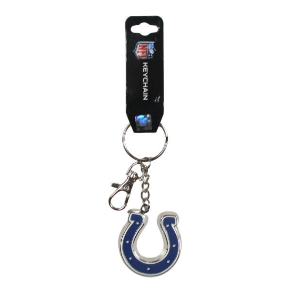 Indianapolis Colts Keychains - Metal Embossed Shoe Logo - 12 For $24.00 - Wholesale Indianapolis Colts Products - Colts Merchandise 2