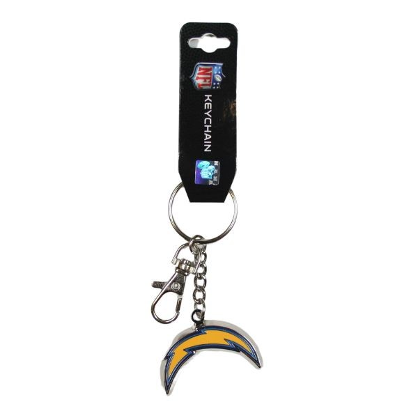 Los Angeles Chargers Keychains - Metal Embossed Bolt Logo - 12 For $18.00 - Wholesale Los Angeles Chargers Products - Chargers Merchandise 2