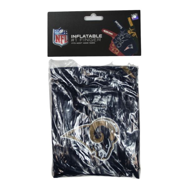 Los Angeles Rams Fan Gear - Inflatable Hand Fan Finger - 12 For $18.00 - Wholesale Los Angeles Rams Products - Rams Merchandise