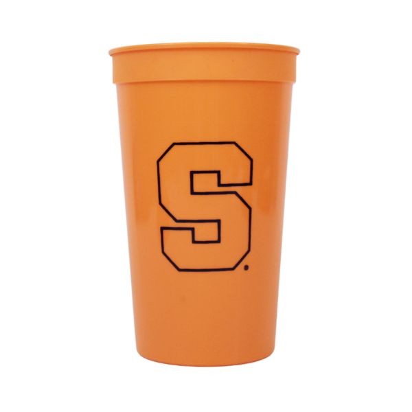 University Of Syracuse Tumblers - Plastic 16OZ Orange Team Tumblers - 24 For $18.00 - Syracuse