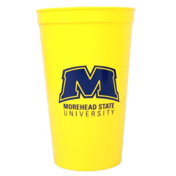 Morehead State University - 16OZ Yellow Plastic Tumblers - 24 For $18.00 - Kentucky