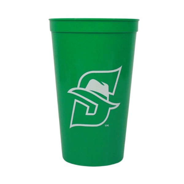 Stetson University - 16OZ Green Plastic Team Tumblers - 24 For $18.00 - Wholesale Miami Dolphins Products - Dolphins Merchandise