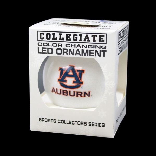 Auburn Tigers Ornaments - LED Color Changing Ball Ornaments - Some Are Defective - 24 For $24.00 - Auburn