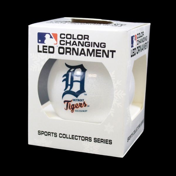 Detroit Tigers Ornaments - LED Color Changing Ball Ornaments - Some Are Defective - 24 For $24.00 - Wholesale Detroit Tigers Products - Tigers Merchandise 2