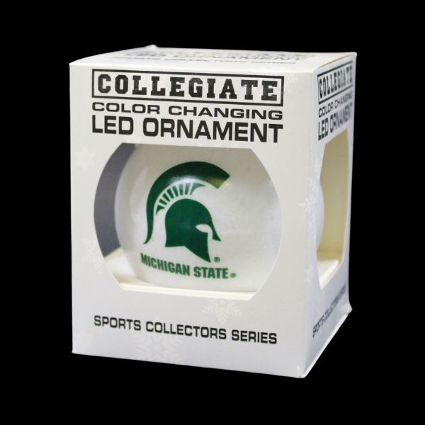 Michigan State Spartans Ornaments - LED Color Changing Ball Ornaments - Some Are Defective - 24 For $24.00 - Michigan State
