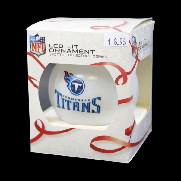 Tennessee Titans Ornaments - LED Color Changing Ball Ornaments - Some Are Defective - 24 For $24.00 - Wholesale Tennessee Titans Product - Titans Merchandise