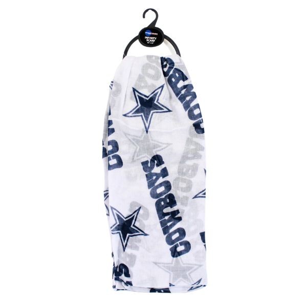 Dallas Cowboys Scarves - Team Infinity Scarf - 4 For $20.00 - Wholesale Dallas Cowboys Product - Cowboys Merchandise