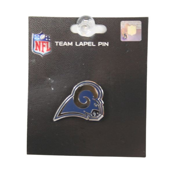 Rams Collectibles - Blue/Silver Team Logo Lapel Pins - 24 For $24.00 - Wholesale Los Angeles Rams Products - Rams Merchandise 2
