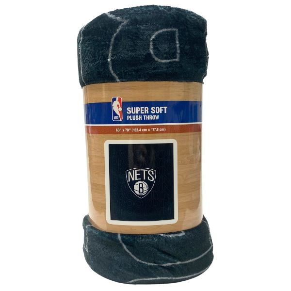 Brooklyn Nets Blankets - Super Soft Plush Oversized 60"x70" Pegasus Blankets - 2 For $25.00 - Brooklyn Nets