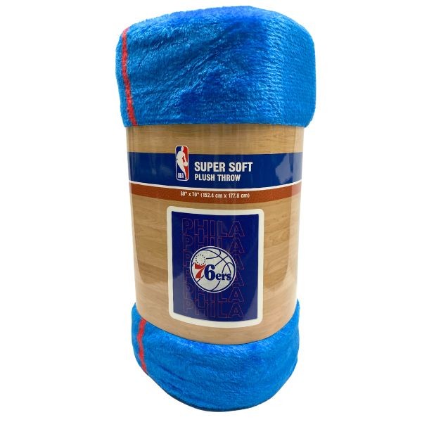 Philadelphia 76ers Blankets - Super Soft Plush Oversized 60"x70" Pegasus Blankets - 2 For $25.00 - Philadelphia 76ers