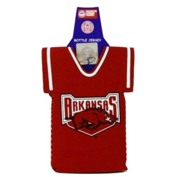 Arkansas Razorbacks Gear - Neoprene Jersey Style Bottle Coozie - 12 For $18.00 - Arkansas Razorbacks