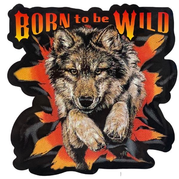Born To Be Wild - Wholesale 5" Magnets - 48 For $24.00