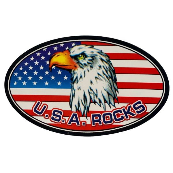 USA Magnets - USA Rocks 5" Magnets - 48 For $24.00
