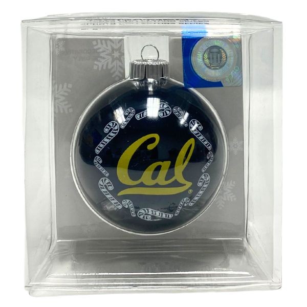 Cal Golden Bears Ornaments - 3.25" Candy Cane Style - 6 For $21.00 - Cal