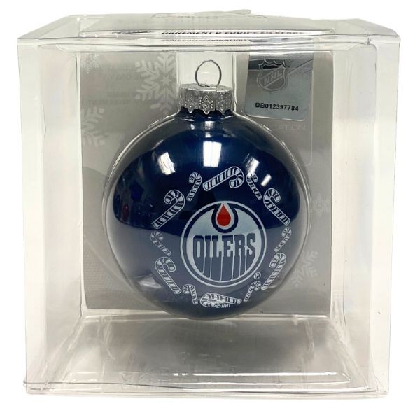Edmonton Oilers Ornaments - 3.25" Candy Cane Style - 6 For $21.00 - Edmonton Oilers
