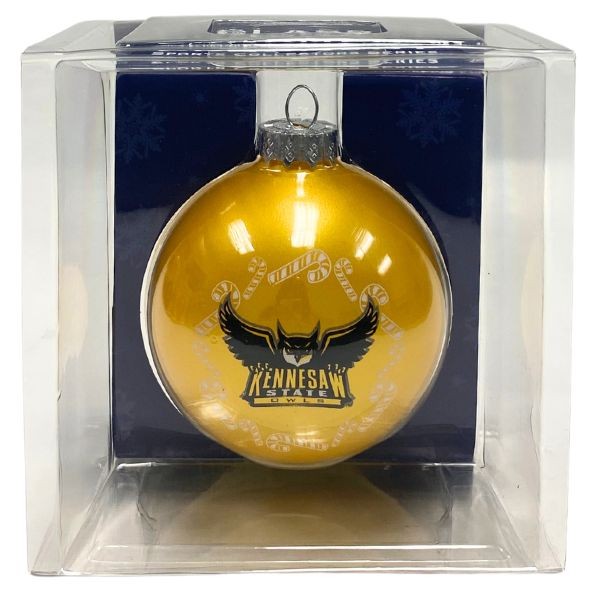 Kennesaw State Ornaments - Candy Cane Style - 6 For $21.00 - Georgia