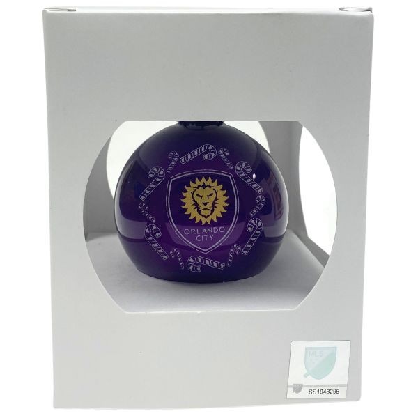 Orlando City FC Ornaments - Soccer - Candy Cane Style - 6 For $21.00 - Wholesale Tampa Bay Buccaneers Products - Buccaneers Merchandise