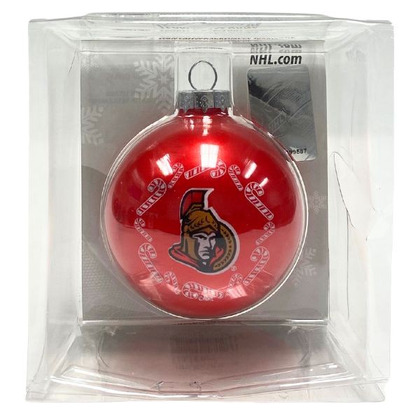 Ottawa Senators Ornaments - Candy Cane Style - 6 For $21.00 - Ottawa Senators