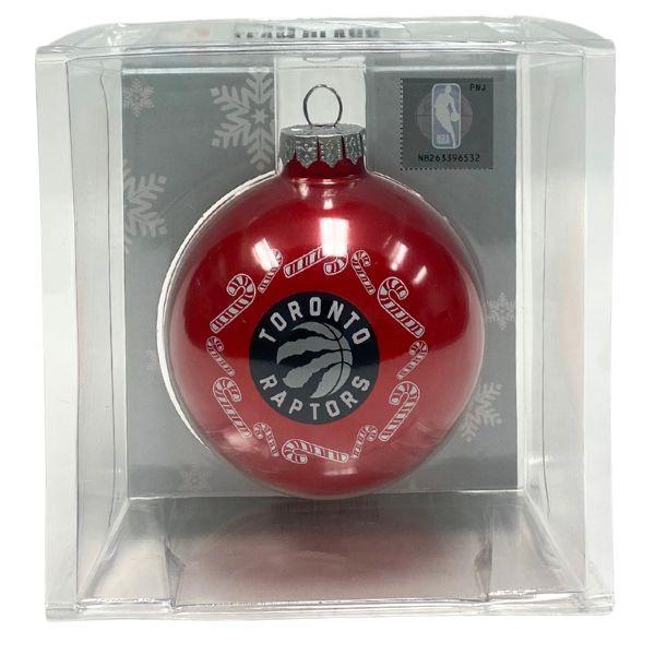 Toronto Raptors Ornaments - Candy Cane Style - 6 For $21.00 - Toronto Raptors