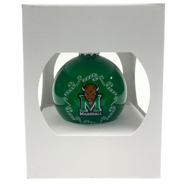 University Of Marshall Ornaments - Candy Cane Style - 6 For $21.00 - Marshall