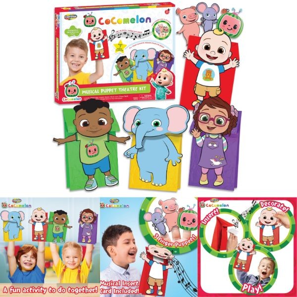 Coco Melon - Musical Puppets Theatre - 4 For $20.00