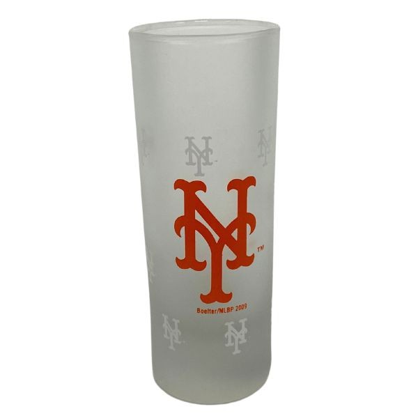New York Mets Shot Glasses - 2.5OZ Cordial - Frosted Repeater Style - 12 For $24.00 - Wholesale New York Mets Products - Mets Merchandise