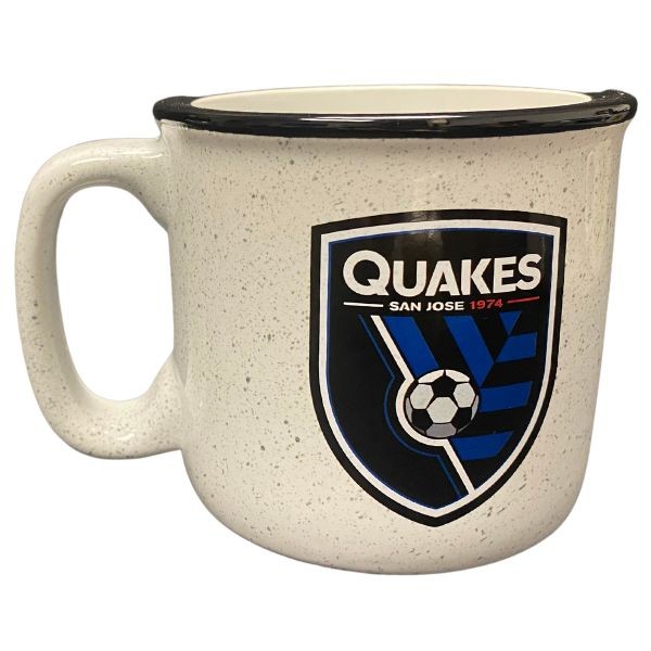 San Jose Quakes FC Mugs - Soccer - 15OZ Campfire Mugs - 4 For $24.00 - San Jose Sharks
