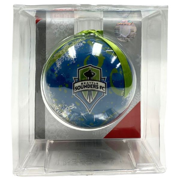 Seattle Sounders FC Ornaments - Soccer - 3.25" DeCoupage Style - 6 For $24.00 - Wholesale Seattle Seahawks Product - Seahawks Merchandise