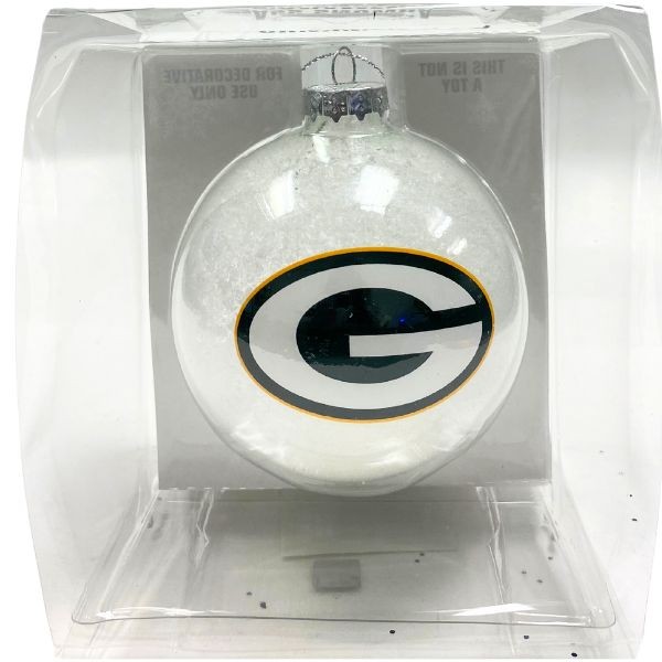 Green Bay Packers Ornaments - Snowball Ball Style - 6 For $24.00 - Wholesale Green Bay Packers Products - Packers Merchandise 2