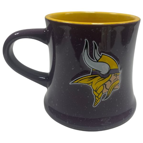 Minnesota Vikings Mugs - Ceramic 16OZ Emblem Mugs - 4 For $24.00 - Wholesale Minnesota Vikings Products - Vikings Merchandise 2