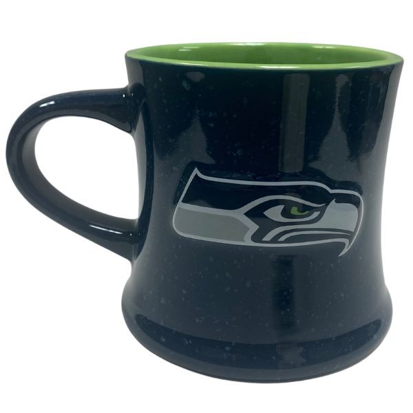 Seattle Seahawks Mugs - Ceramic 16OZ Emblem Mugs - 4 For $24.00 - Wholesale Seattle Seahawks Product - Seahawks Merchandise