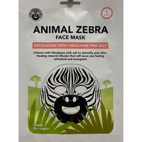 Moisturizing FaceMask - White Pack Zebra - Himalayan Pink Salt - Detoxify With Mineral Infusion - 48 Masks For $26.40