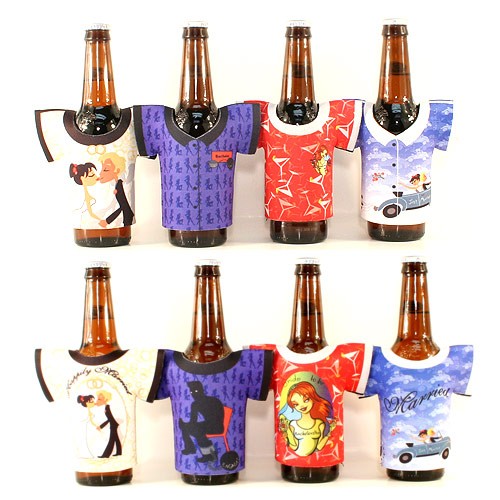 Bride and Groom Series Bottle Huggies 48 For $28.80