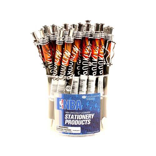 Brooklyn Nets Pens - 48Count Pen Display - $36.00 Per Display - Brooklyn Nets