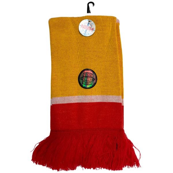 Gear North - Stadium Collection - Red.Yellow White Stripe - 7"x48" Heavy Knit Scarf - 12 For $42.00 - Wholesale Apparel - Wholesale NFL Shirts - Wholesale Jerseys