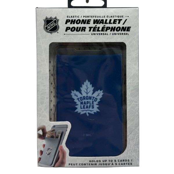Toronto Maple Leafs Wallets - Single Pack - Phone Wallets - Strong 3M Adhesive - 12 For $36.00 - Toronto Maple Leafs