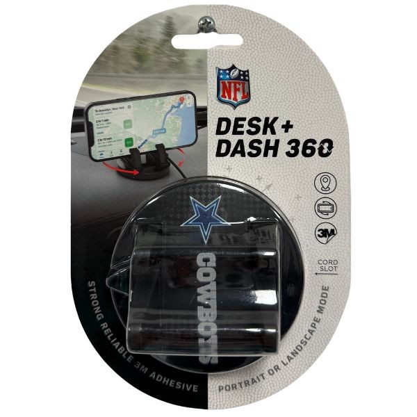 Dallas Cowboys - Desk Dash 360 - Mobile Phone Holder For Auto Or Home - 6 For $21.00 - Wholesale Dallas Cowboys Product - Cowboys Merchandise 2