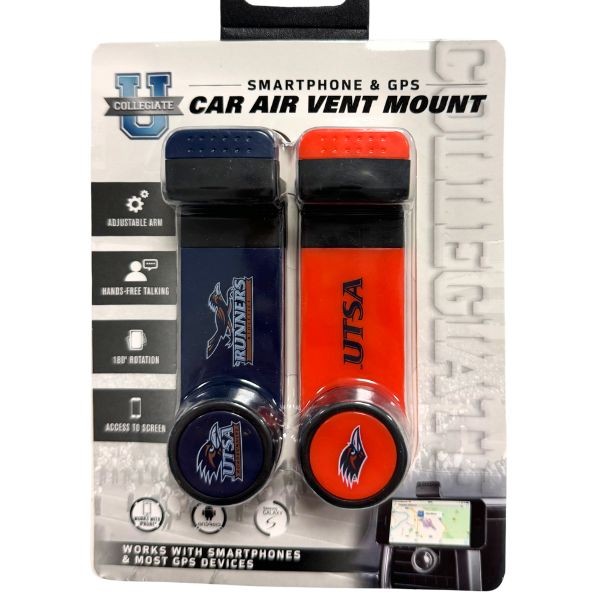 UTSA Roadrunners - Smartphone And GPS 2Pack Set - Auto Air Vent Mounts - 6 Packs For $21.00 - Wholesale Houston Texans Products - Texans Merchandise