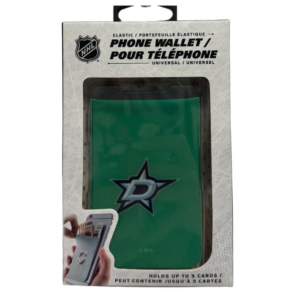 Dallas Stars Wallets - Single Pack - Phone Wallets - Strong 3M Adhesive - 12 For $36.00 - Dallas Stars