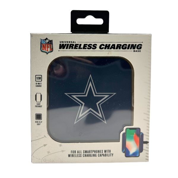 Dallas Cowboys Charging Pad - For All Smartphones - 10Watt Charging - Case Friendly - 2 For $17.00 - Wholesale Dallas Cowboys Product - Cowboys Merchandise 2