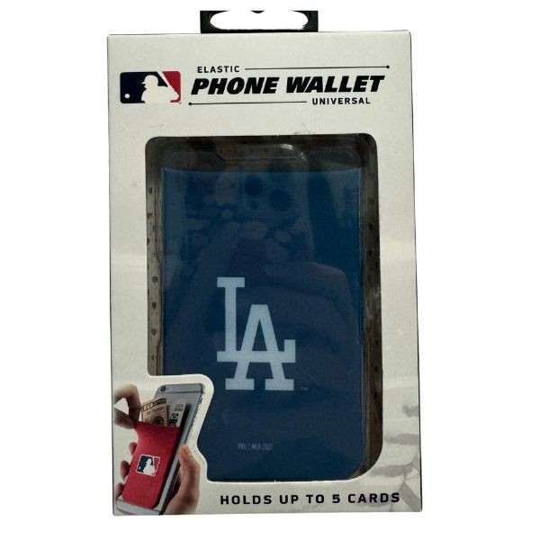 Los Angeles Dodgers Wallets - Single Pack - Phone Wallets - Strong 3M Adhesive - 12 For $36.00 - Wholesale Los Angeles Dodgers Products - Dodgers Merchandise 2