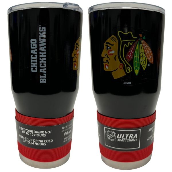 Chicago Blackhawks Tumblers - 30OZ ALT Gameday - Vac Sealed Double Walled - 2 For $25.00 - Chicago Blackhawks
