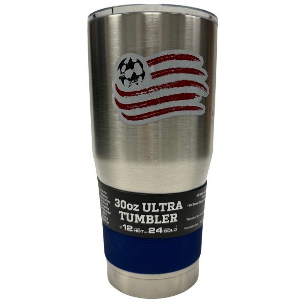 New England Revolution FC - 30OZ Ultra PRM Stainless Tumbler - Vac Sealed - 2 For $25.00 - Wholesale New England Patriots - Patriots Merchandise