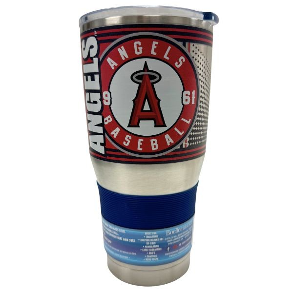 Los Angeles Angels Tumblers - 30OZ Ultra Digital Hero Style - Double Walled Stainless Steel - 2 For $25.00 - Wholesale Los Angeles Angels Products - Angels Merchandise